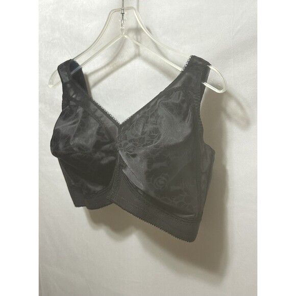 Playtex‎ 18 Hour 44D Black 4 Way Support Ultimate Shoulder Comfort MPN 4693 NWT - Picture 2 of 8